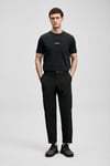 Pamuklu Regular Fit Logolu Bisiklet Yaka Erkek T Shirt 111020322 SİYAH
