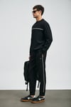 Pamuklu Regular Fit Logolu Bisiklet Yaka Erkek Sweat 112030181 SİYAH