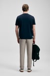 Pamuklu Regular Fit Logolu Bisiklet Yaka Erkek T Shirt 111020322 LACİVERT