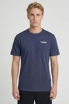 Pamuklu Regular Fit Logolu Bisiklet Yaka Erkek T Shirt 912375-7459 LACİVERT