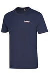 Pamuklu Regular Fit Logolu Bisiklet Yaka Erkek T Shirt 912375-7459 LACİVERT