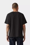 Pamuklu Regular Fit Logolu Bisiklet Yaka Erkek T Shirt A9440-0003 SİYAH