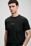 Pamuklu Regular Fit Logolu Bisiklet Yaka Erkek T Shirt 111020322 SİYAH