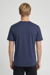 Pamuklu Regular Fit Logolu Bisiklet Yaka Erkek T Shirt 912375-7459 LACİVERT