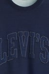 Pamuklu Regular Fit Logolu Bisiklet Yaka Erkek Sweat 000MS-0017 LACİVERT