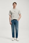 Pamuklu Regular Fit Logolu Bisiklet Yaka Erkek T Shirt 111020322 TAŞ
