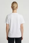 Pamuklu Regular Fit Logolu Bisiklet Yakak Kadın T Shirt 912261-9001 BEYAZ