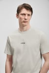 Pamuklu Regular Fit Logolu Bisiklet Yaka Erkek T Shirt 111020322 TAŞ