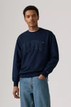 Pamuklu Regular Fit Logolu Bisiklet Yaka Erkek Sweat 000MS-0017 LACİVERT