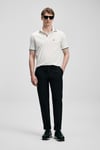 Pamuklu Regular Fit Logolu Düğmeli Erkek Polo Yaka T Shirt 111040232 KIRIK BEYAZ