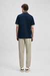 Pamuklu Regular Fit Logolu Düğmeli Erkek Polo Yaka T Shirt 111040232 LACİVERT