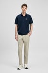 Pamuklu Regular Fit Logolu Düğmeli Erkek Polo Yaka T Shirt 111040232 LACİVERT