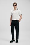 Pamuklu Regular Fit Logolu Düğmeli Erkek Polo Yaka T Shirt 111040232 KIRIK BEYAZ