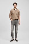 Pamuklu Regular Fit Logolu Düğmeli Erkek Polo Yaka T Shirt 111040233 TOPRAK
