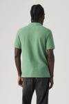 Pamuklu Regular Fit Logolu Düğmeli Erkek Polo Yaka T Shirt 005FM-0007 YEŞİL
