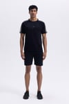 Pamuklu Regular Fit Logolu Erkek Short EM1351-BK SİYAH