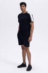 Pamuklu Regular Fit Logolu Erkek Short EM1351-BK SİYAH