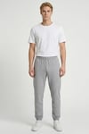 Pamuklu Regular Fit Logolu Normal Bel Erkek Eşofman Altı 932357-2006 GRİ MELANJ