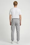 Pamuklu Regular Fit Logolu Normal Bel Erkek Eşofman Altı 932357-2006 GRİ MELANJ
