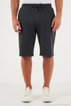 Pamuklu Regular Fit Normal Bel Belden Bağlamalı Erkek Short 5908021 ANTRASİT
