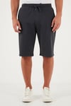 Pamuklu Regular Fit Normal Bel Belden Bağlamalı Erkek Short 5908021 ANTRASİT