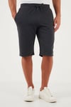 Pamuklu Regular Fit Normal Bel Belden Bağlamalı Erkek Short 5908021 ANTRASİT