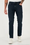 Pamuklu Regular Fit Normal Bel Boru Paça Jeans Erkek Kot Pantolon 2211C27PARMA LACİVERT