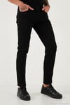 Pamuklu Regular Fit Normal Bel Boru Paça Jeans Erkek Kot Pantolon 2211C01PARMA SİYAH