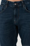 Pamuklu Regular Fit Normal Bel Boru Paça Jeans Erkek Kot Pantolon 2203C28PARMA LACİVERT