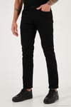 Pamuklu Regular Fit Normal Bel Boru Paça Jeans Erkek Kot Pantolon 2211C01PARMA SİYAH