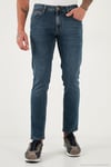 Pamuklu Regular Fit Normal Bel Boru Paça Jeans Erkek Kot Pantolon 2211C36PARMA MAVİ