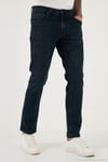 Pamuklu Regular Fit Normal Bel Boru Paça Jeans Erkek Kot Pantolon 2211C27PARMA LACİVERT