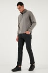 Pamuklu Regular Fit Normal Bel Boru Paça Jeans Erkek Kot Pantolon 2211C30PARMA SİYAH