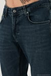 Pamuklu Regular Fit Normal Bel Boru Paça Jeans Erkek Kot Pantolon 2211C26PARMA MAVİ