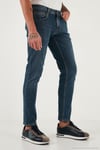 Pamuklu Regular Fit Normal Bel Boru Paça Jeans Erkek Kot Pantolon 2211C36PARMA MAVİ