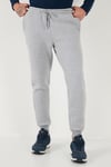 Pamuklu Regular Fit Normal Bel Cepli Erkek Eşofman Altı 5908060 GRİ MELANJ