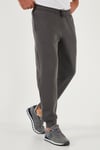 Pamuklu Regular Fit Normal Bel Cepli Erkek Eşofman Altı 5908060 ANTRASİT