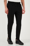 Pamuklu Regular Fit Normal Bel Daralan Paça Çimalı Erkek Pantolon 5908088 SİYAH