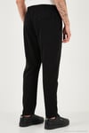 Pamuklu Regular Fit Normal Bel Daralan Paça Çimalı Erkek Pantolon 5908088 SİYAH