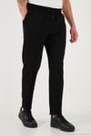 Pamuklu Regular Fit Normal Bel Daralan Paça Çimalı Erkek Pantolon 5908088 SİYAH