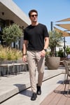 Pamuklu Regular Fit Normal Bel Erkek Pantolon CF26S615307 BEJ