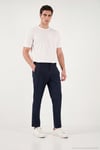 Pamuklu Regular Fit Normal Bel Erkek Pantolon CF26S615307 LACİVERT