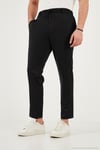 Pamuklu Regular Fit Normal Bel Erkek Pantolon CF26S615307 SİYAH