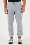 Pamuklu Regular Fit Normal Bel Lastikli Paça Cepli Erkek Eşofman Altı 59080153W4 GRİ MELANJ