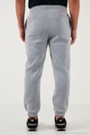 Pamuklu Regular Fit Normal Bel Lastikli Paça Cepli Erkek Eşofman Altı 59080153W4 GRİ MELANJ