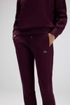 Pamuklu Regular Fit Normal Bel Ribanalı Paça Kadın Eşofman Altı EF568-BRD BORDO