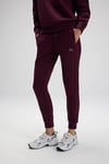 Pamuklu Regular Fit Normal Bel Ribanalı Paça Kadın Eşofman Altı EF568-BRD BORDO