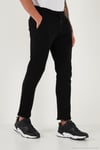 Pamuklu Regular Fit Normal Bel Şardonlu Erkek Eşofman Altı 5908040 SİYAH