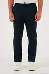 Pamuklu Regular Fit Normal Bel Şardonlu Erkek Eşofman Altı 5908040 KOYU LACİVERT