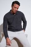 Pamuklu Regular Fit Polo Yaka Erkek Sweat 5905715 ANTRASİT